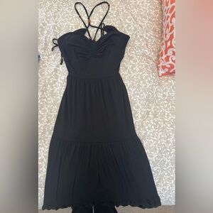 Express black maxi dress